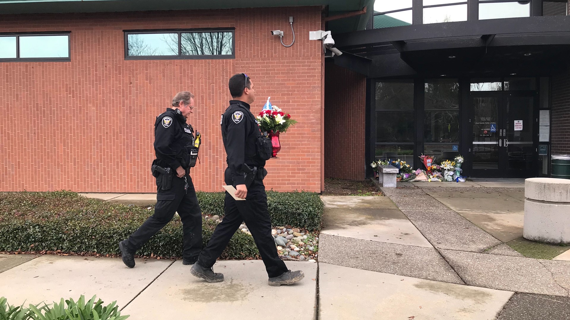 Officer Corona Funeral A Community Mourns For The Fallen Davis