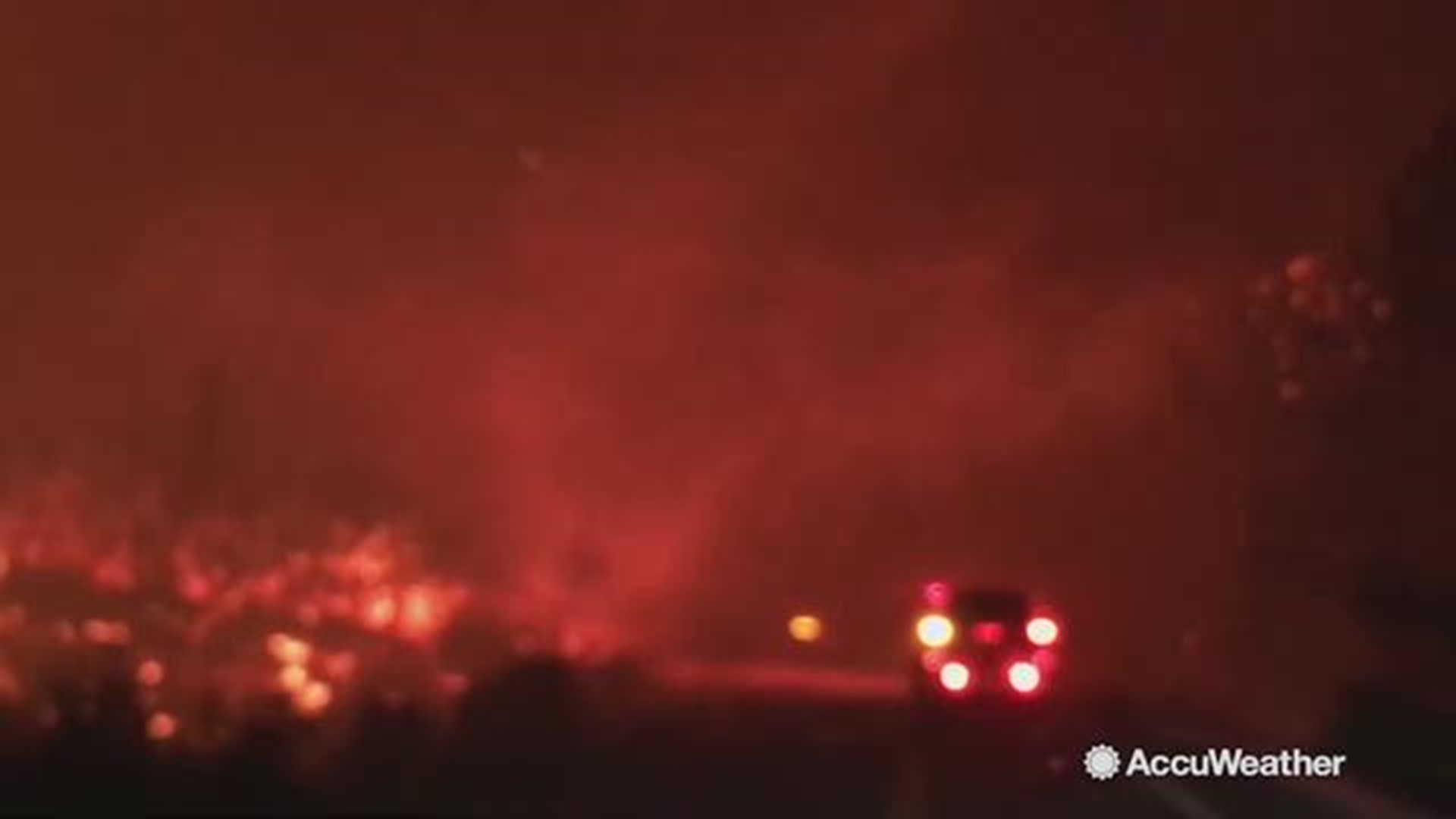 Nevada firefighters helping battle flames in Redding, California were amazed by this video of a firenado as the Carr Fire crossed the road. The Carr Fire burning in Northern California exploded in size Thursday. A bulldozer driver was killed while battlin