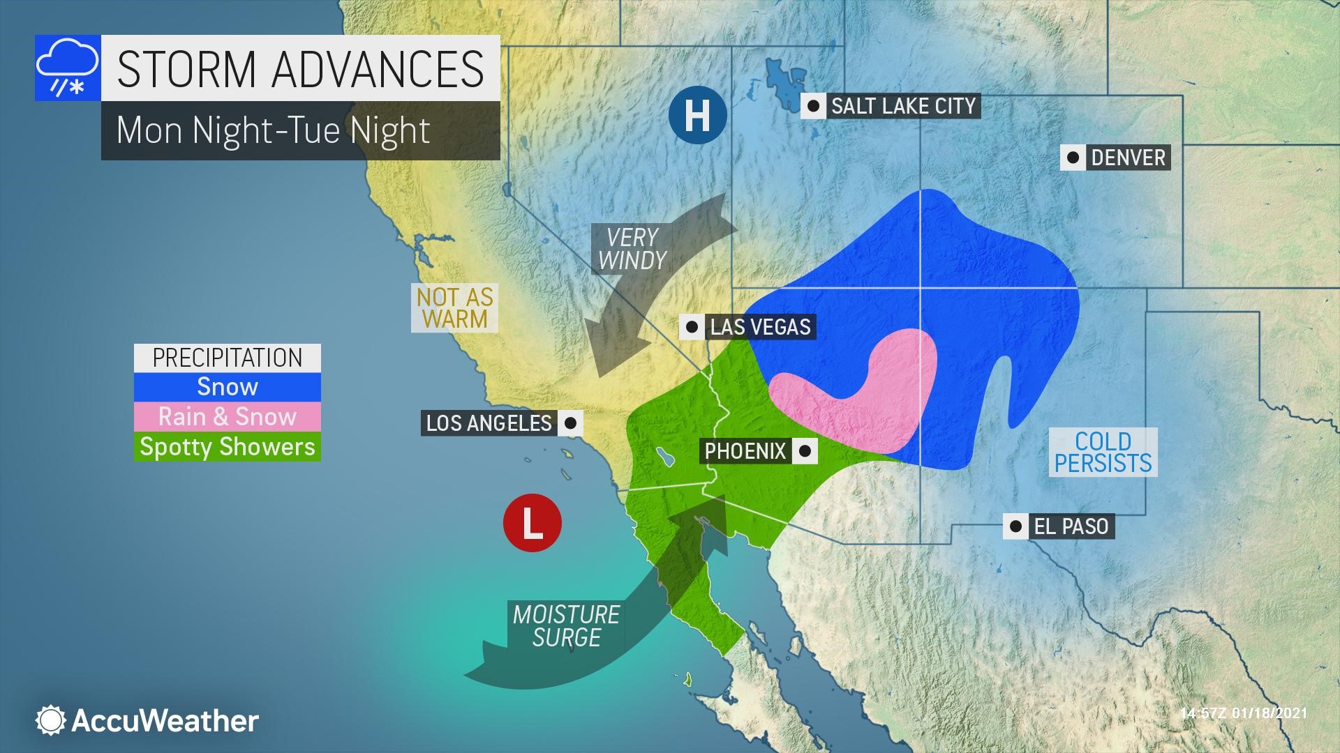 High Winds To Rattle California Raise Wildfire Danger