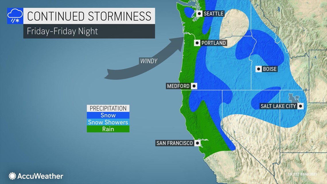 When Will The West Coast Catch A Break From Persistent Storminess ...