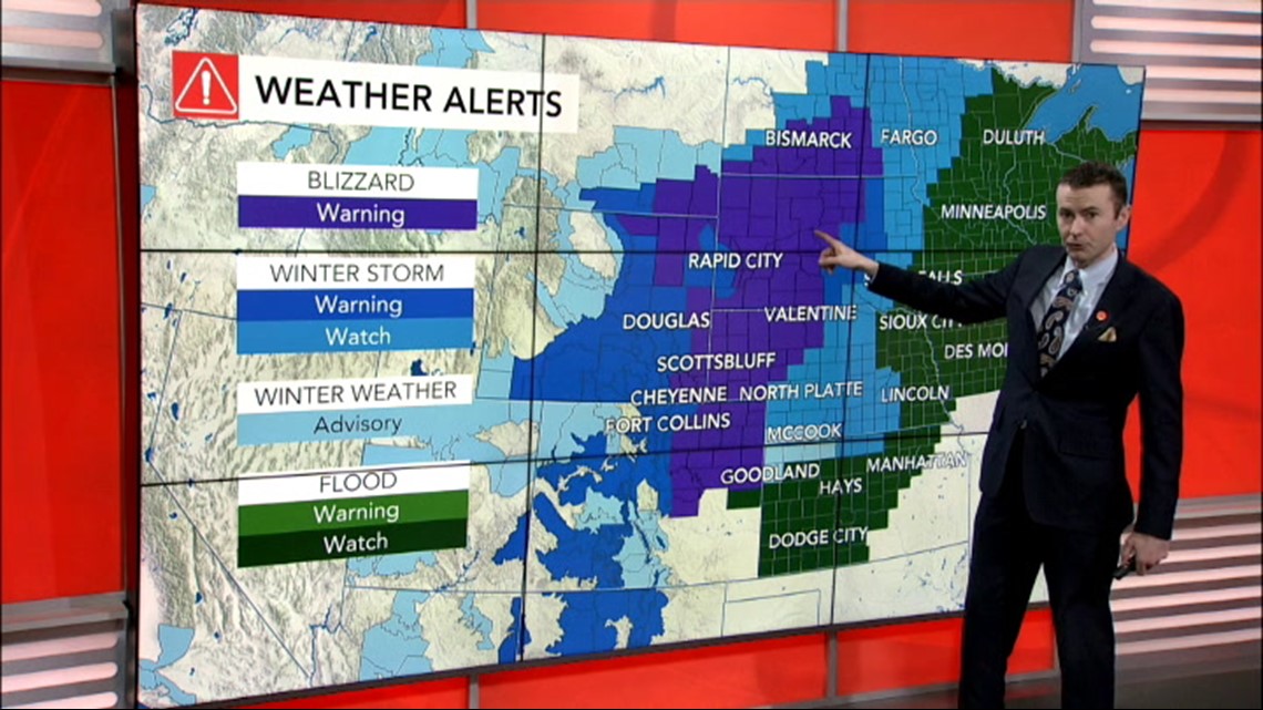 Colorado to North Dakota faces travel-snarling blizzard at 