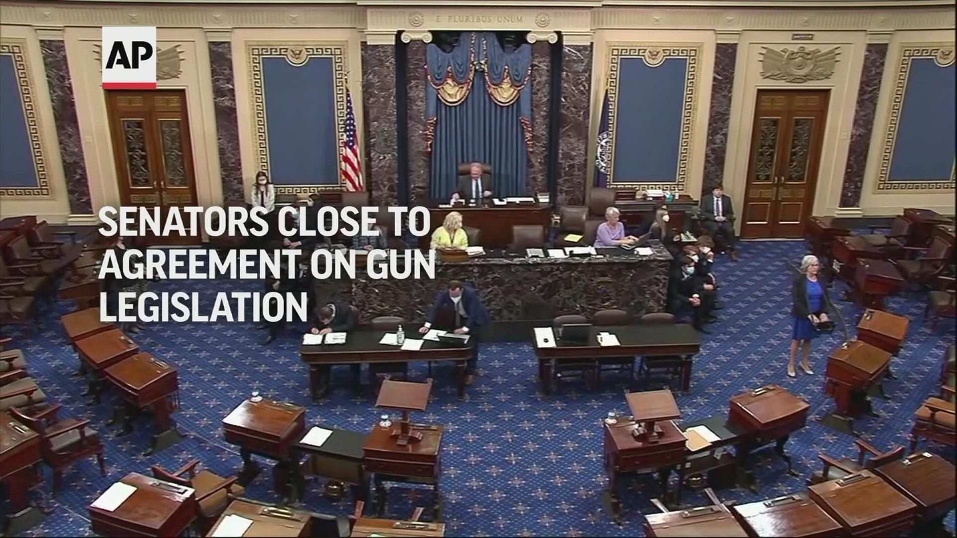 Lawmakers released the 80-page bill nine days after agreeing to a framework for the plan and 29 years after Congress last enacted major firearms curbs.