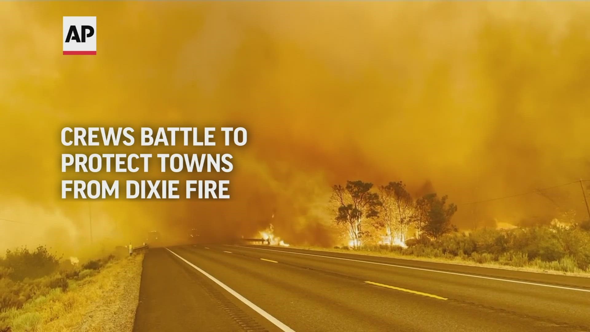 Northern California's Dixie Fire is the largest of nearly 100 major wildfires burning across a dozen Western states.