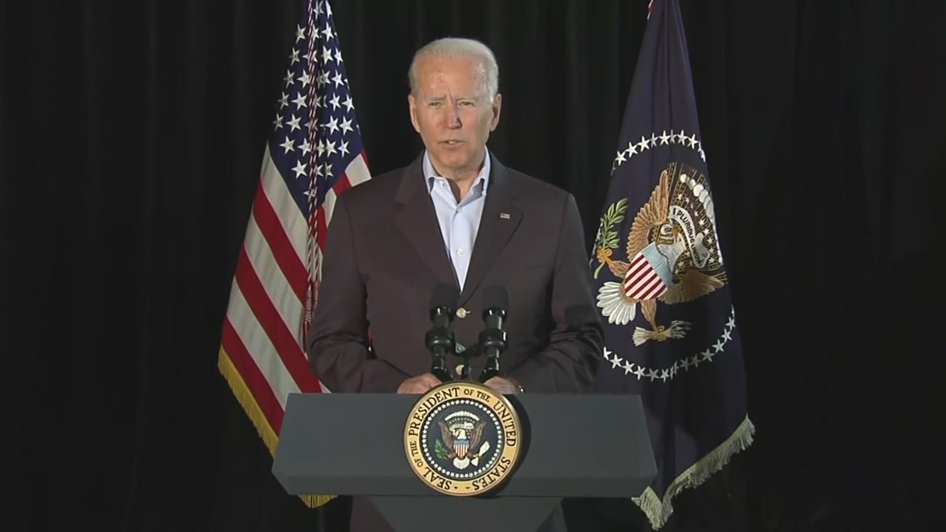 President Biden made the announcement during a press conference Thursday.