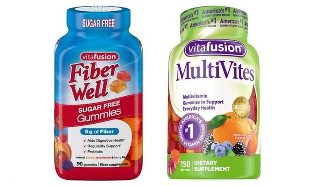 Las vitaminas gomosas Vitafusion se mencionan para la red mineral.