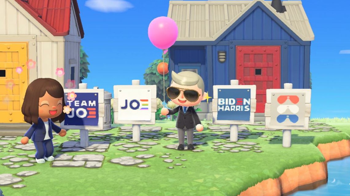 BidenHarris campaign launches yard signs for 'Animal Crossing'