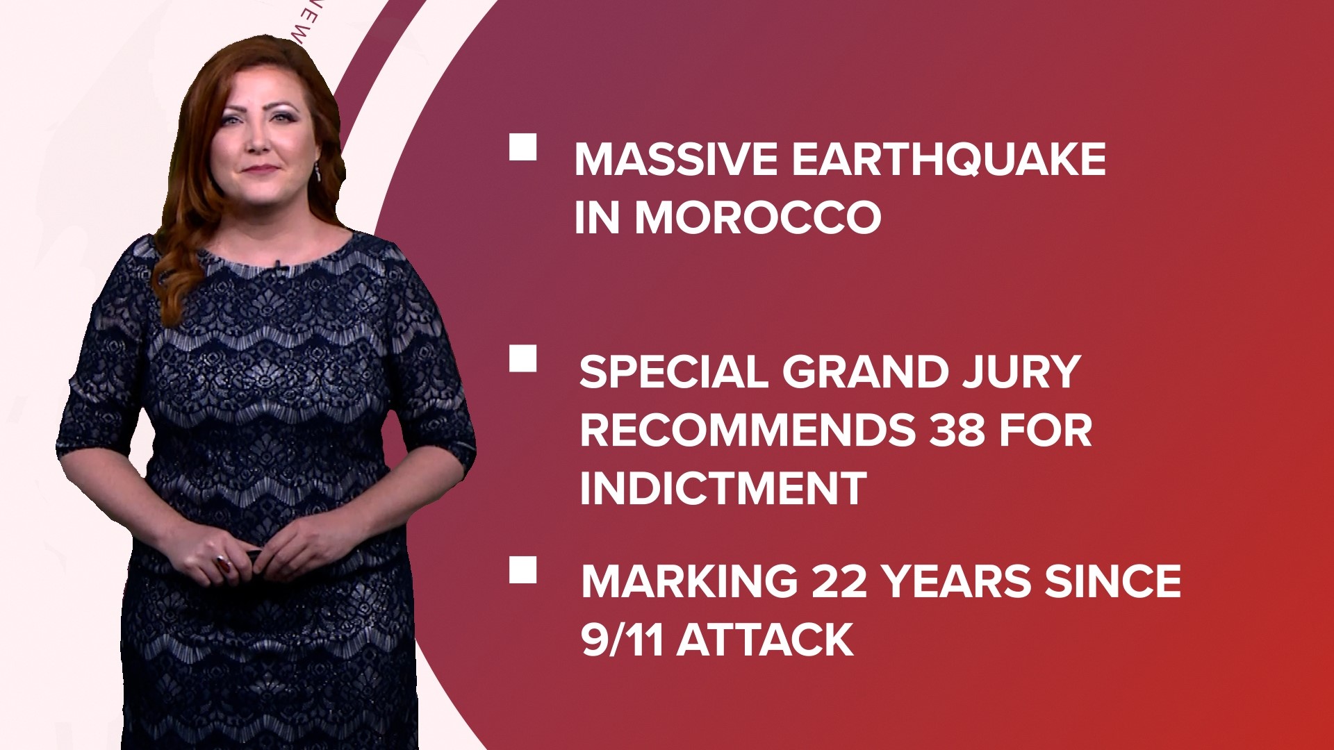 A look at what is happening in the news from the aftermath of a deadly earthquake in Morocco to marking 22 years since 9/11 attacks and Coco Gauff wins US Open.