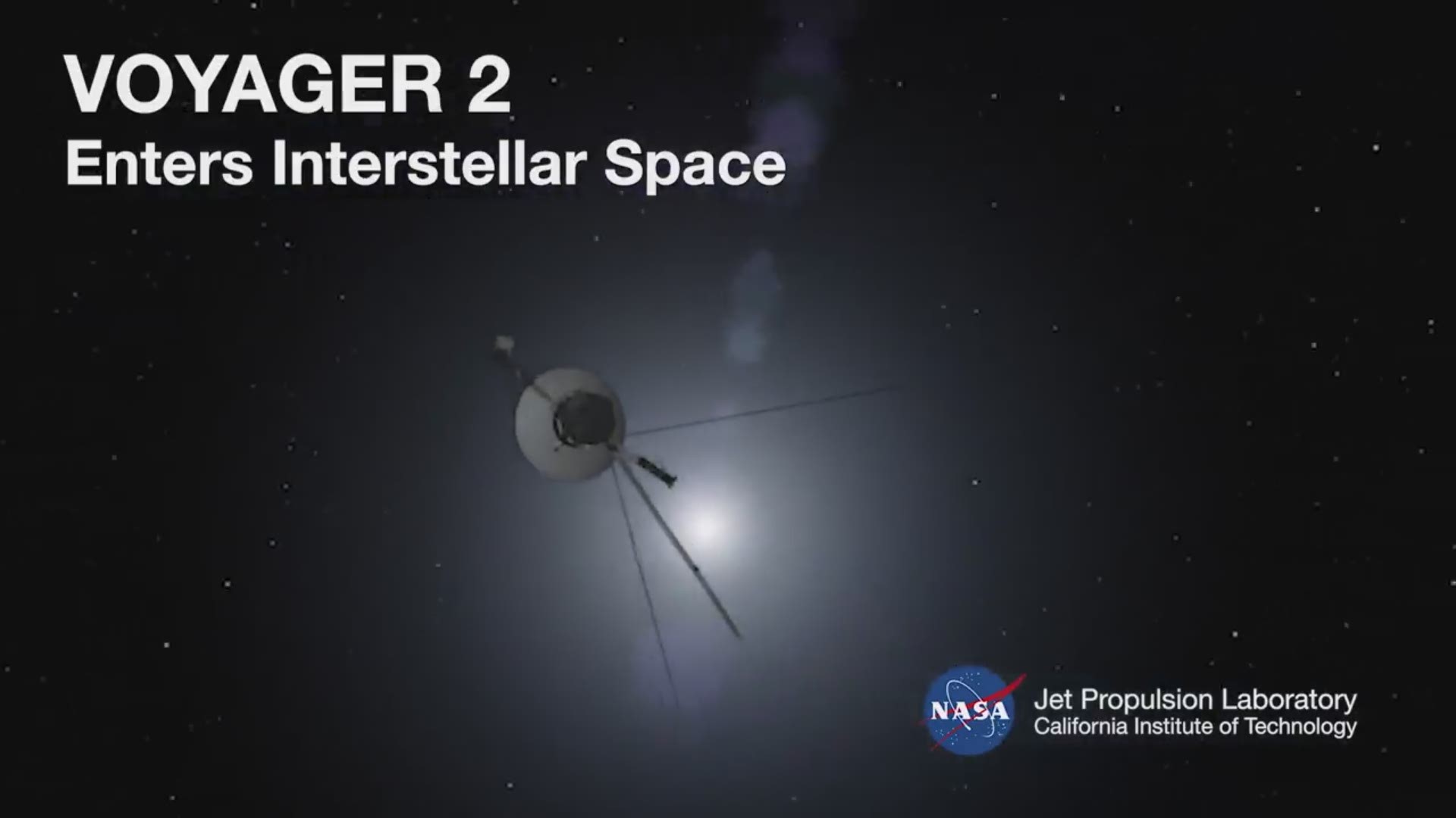 For the second time in history, a human-made object has reached the space between the stars. NASA's Voyager 2 probe now has exited the heliosphere - the protective bubble of particles and magnetic fields created by the Sun. (NASA)