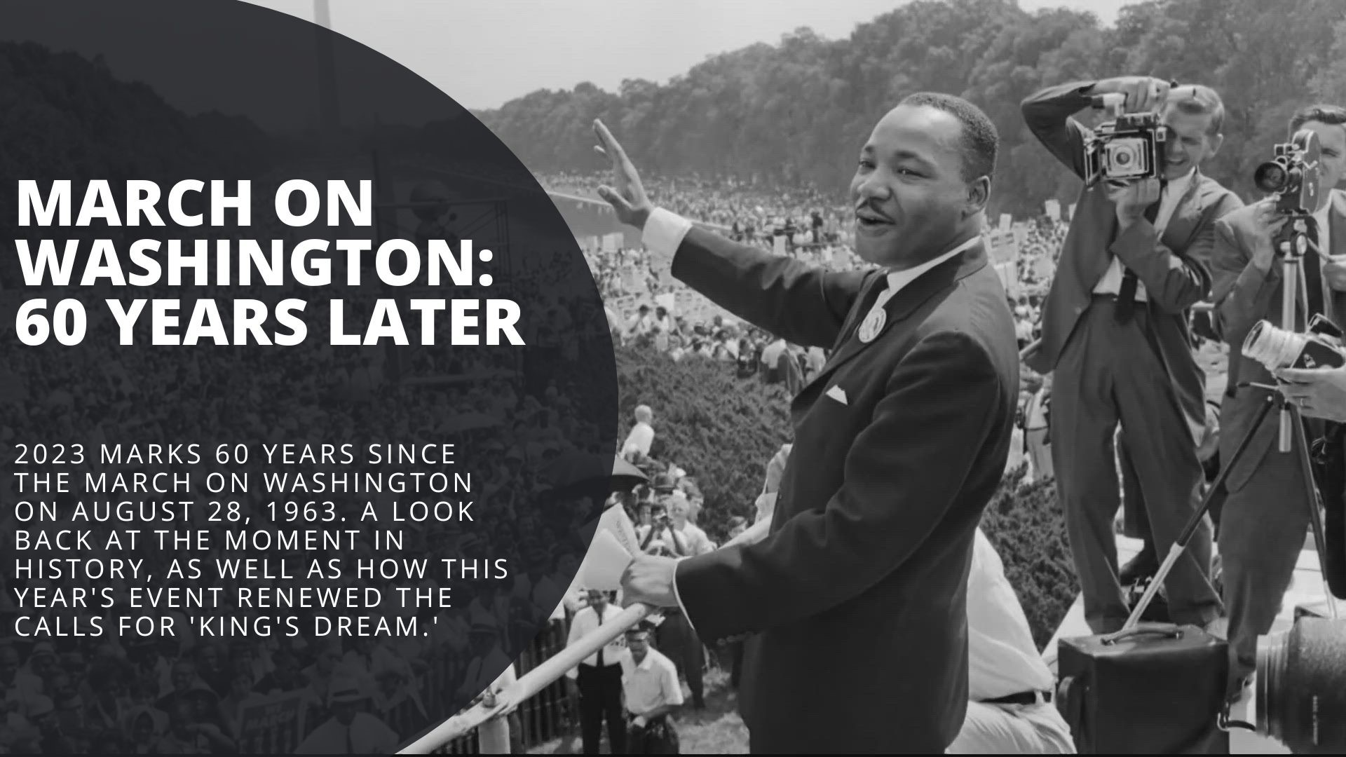 It's been 60 years since the March on Washington led by civil rights leader, Martin Luther King, Jr.