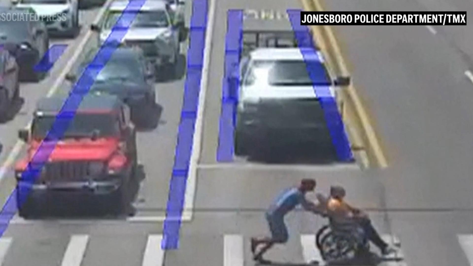 Viral Arkansas 'Spider-Man' invited to movie premiere after helping man using wheelchair cross busy street