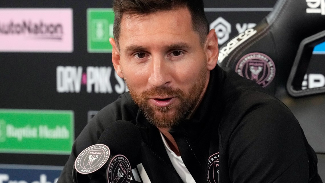 Lionel Messi answers questions at press conference | abc10.com