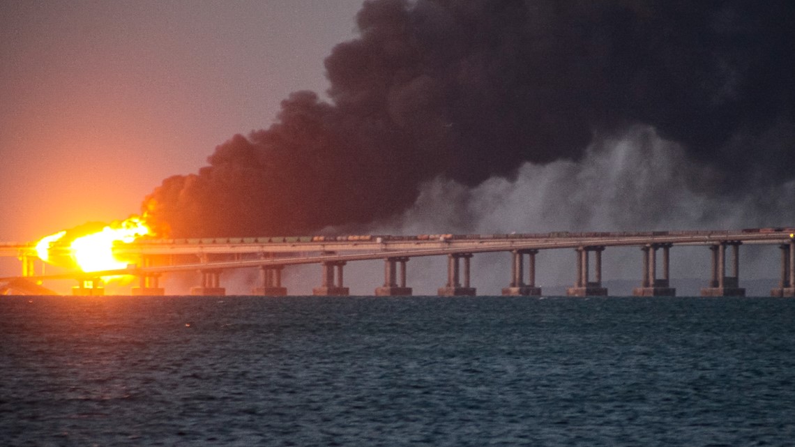 Crimea bridge explosion: 3 dead, Russian supply route damaged - Vimarsana News