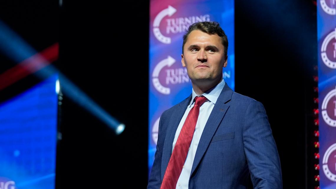 Charlie Kirk at Utah Valley University event