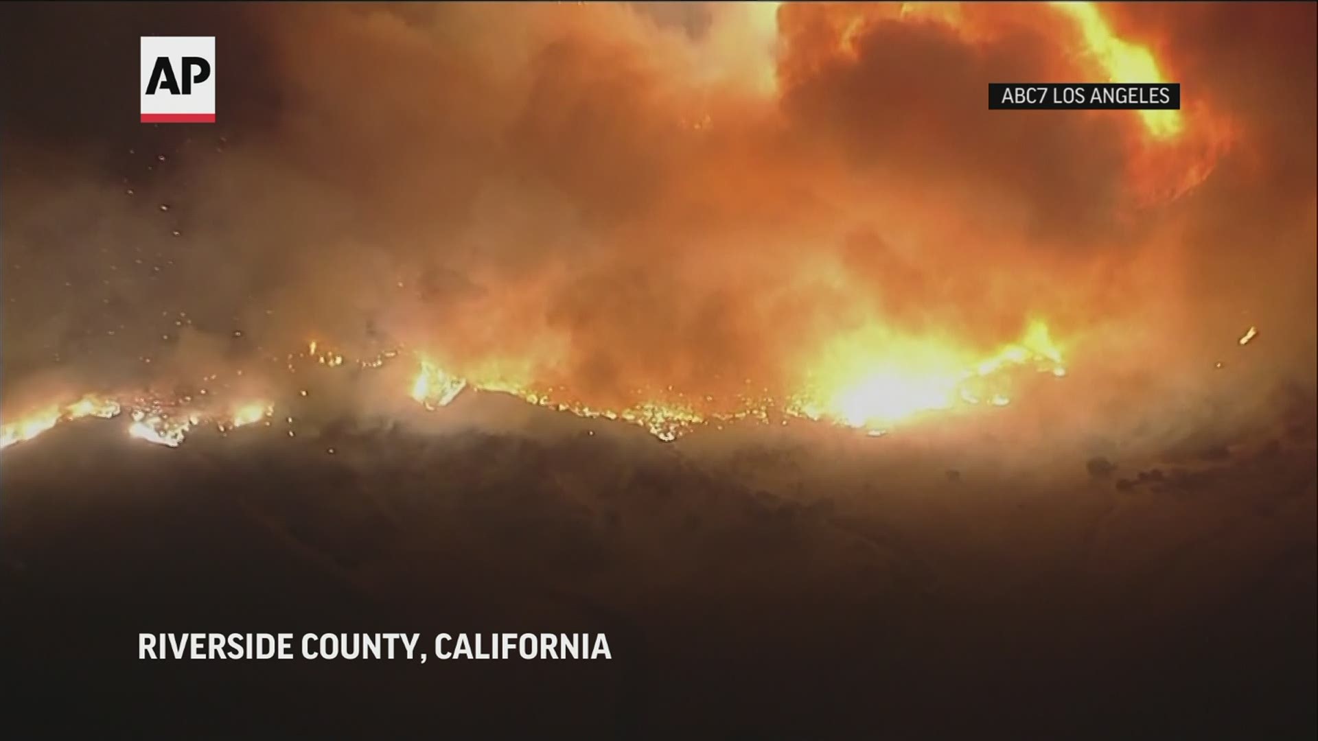 Crews east of Los Angeles are struggling to contain the "Apple Fire." By Sunday evening, according to the state firefighting agency Cal Fire.