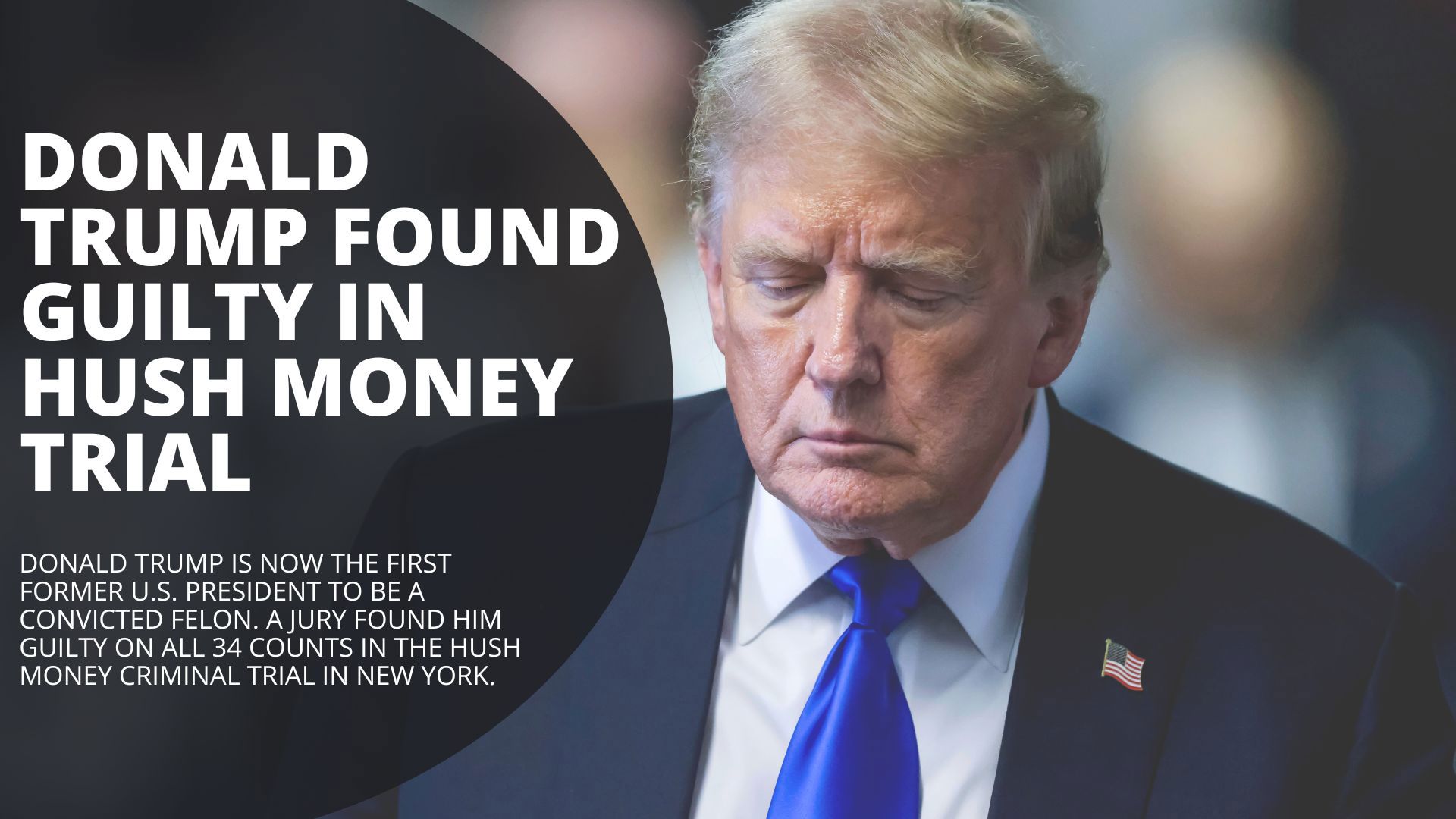 In the News Now Donald Trump found guilty in hush money trial