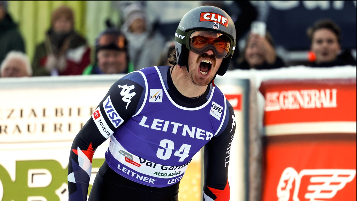 American skier wins Van Gardena downhill in Italian upset - Vimarsana News