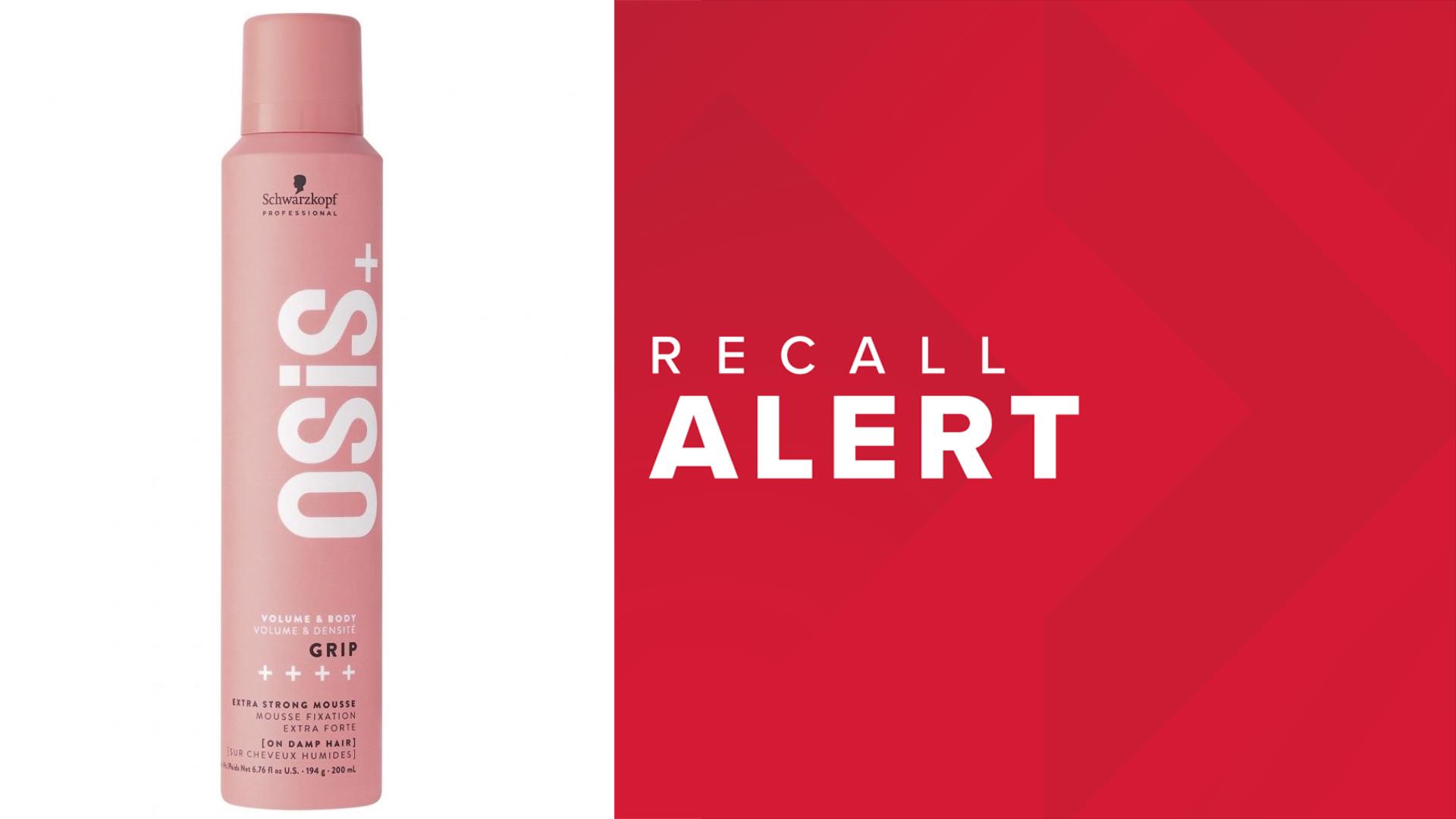Exploding Tree Ristk Schwarzkopf hair product recalled due to potential leak, explosion risk ...