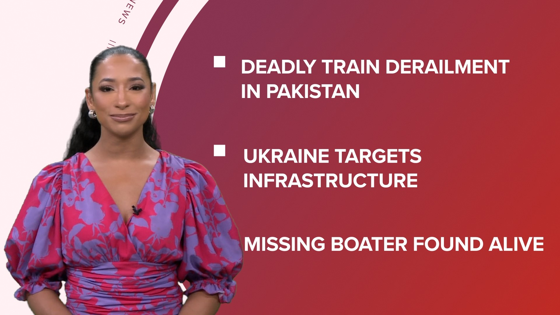 A look at what is happening in the news from a deadly train derailment in Pakistan to the FDA approving a postpartum depression pill and 'Barbie' hits $1B globally.