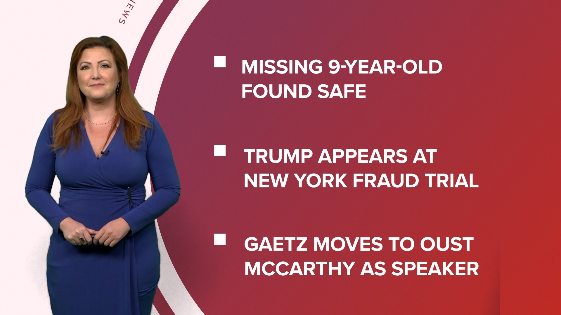 A look at what is happening in the news from Trump's fraud trial underway in New York to a motion filed to oust McCarthy as House Speaker and fat bear week begins.