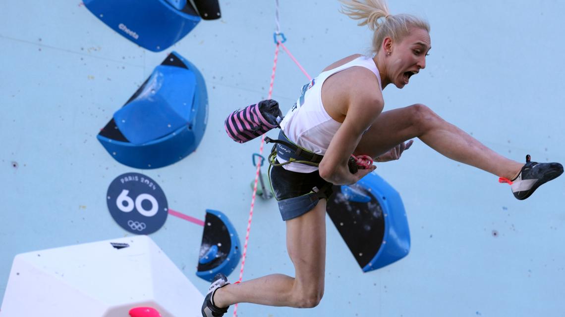 Here's how Team USA did in the women's sport climbing final