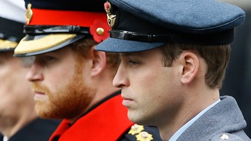 Princes William, Harry won't walk side-by-side at Prince Philip's funeral