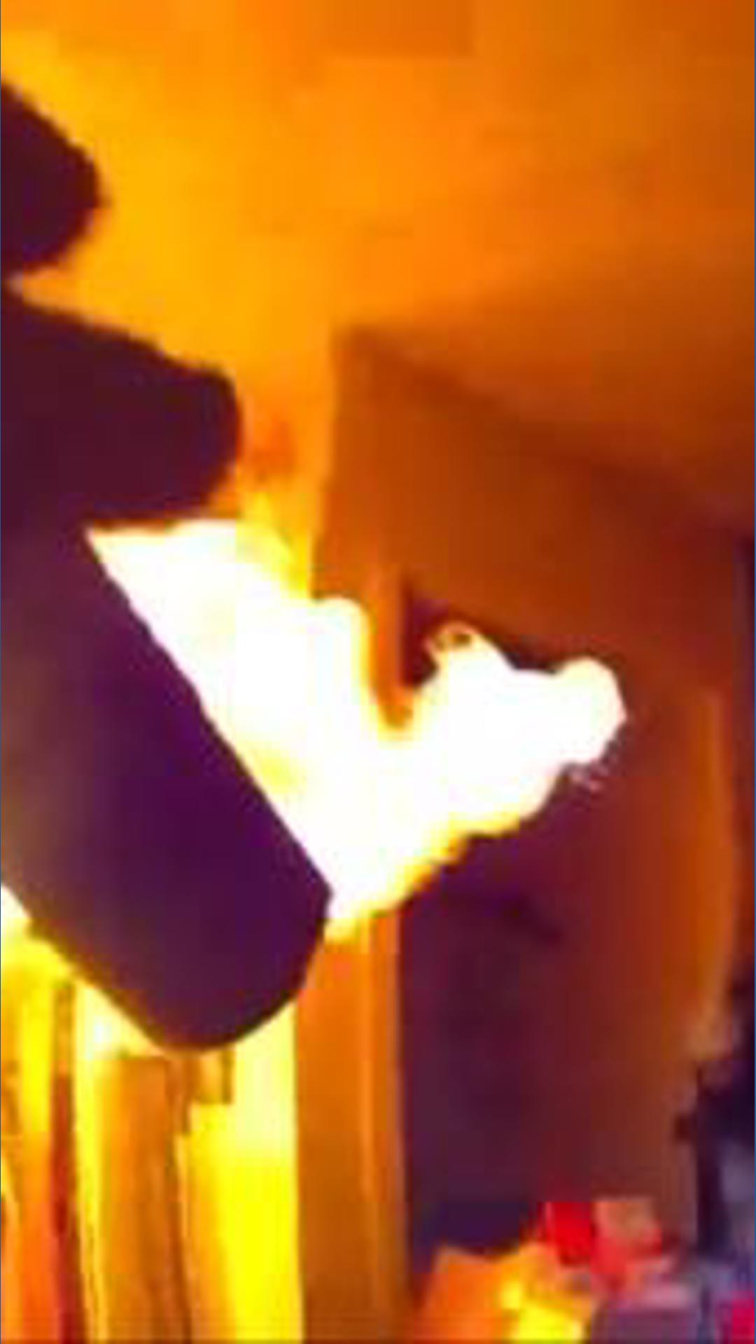 WATCH: Bodycam video shows man igniting makeshift flamethrower at