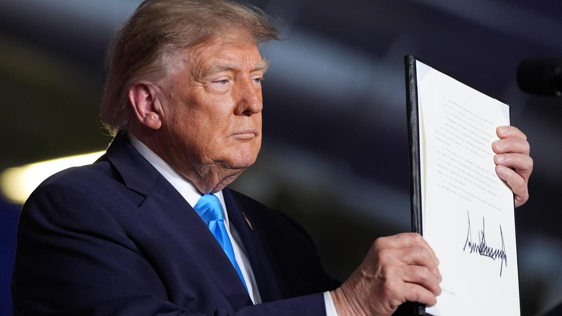 President Trump signs order extending tax-free use of red-dyed diesel ...
