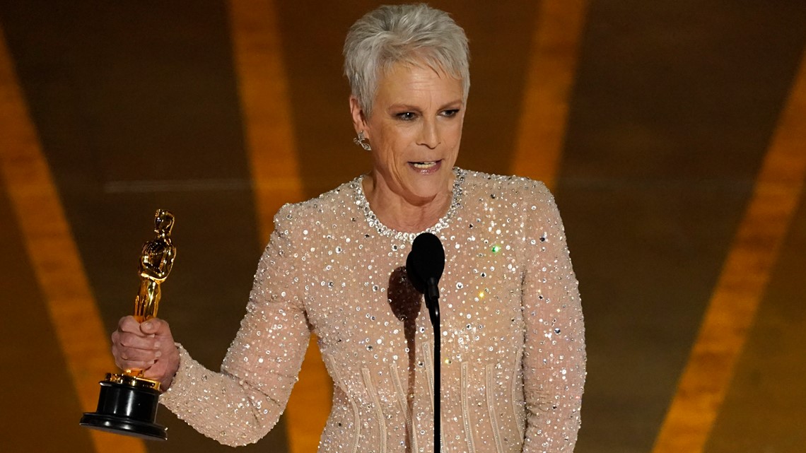 Jamie Lee Curtis secures first Oscar win for best supporting actress