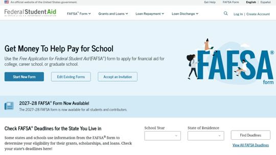 Fazsfa FAFSA form now available for students applying for financial aid | What ...