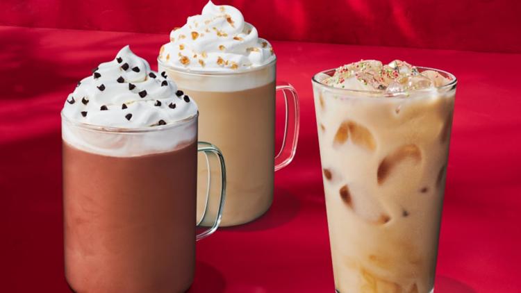 Starbucks reveals 2025 holiday lineup with new drink and Hello