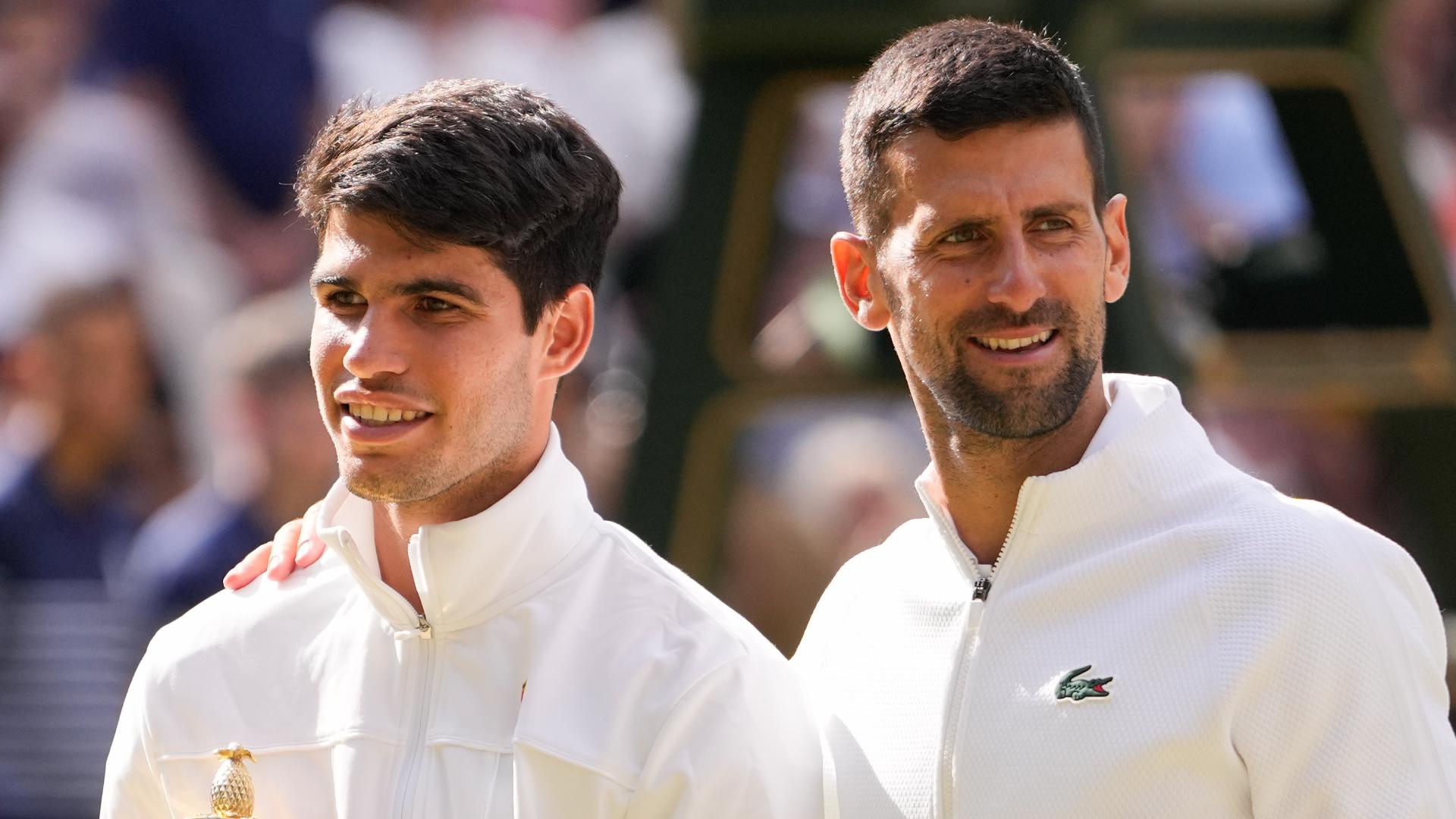 Novak Djokovic, Carlos Alcaraz meet for tennis men's singles gold