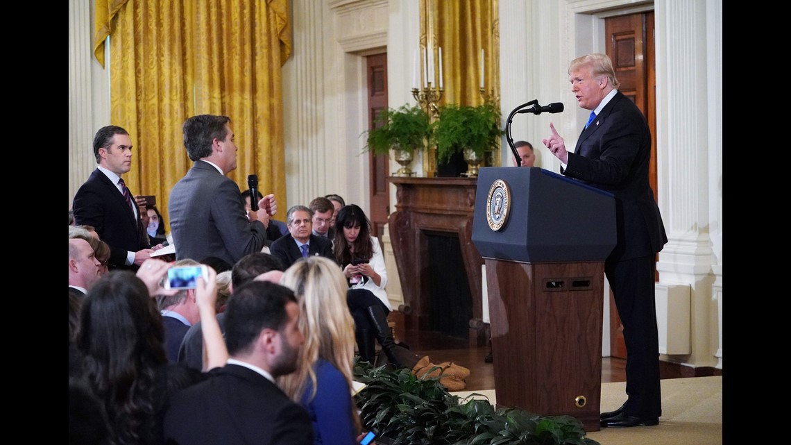 Donald Trump says he may revoke press credentials for 