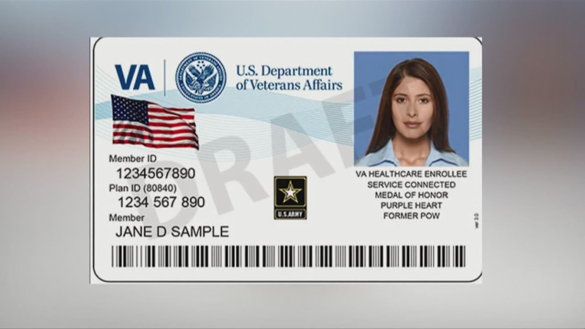 free fake retired military id card