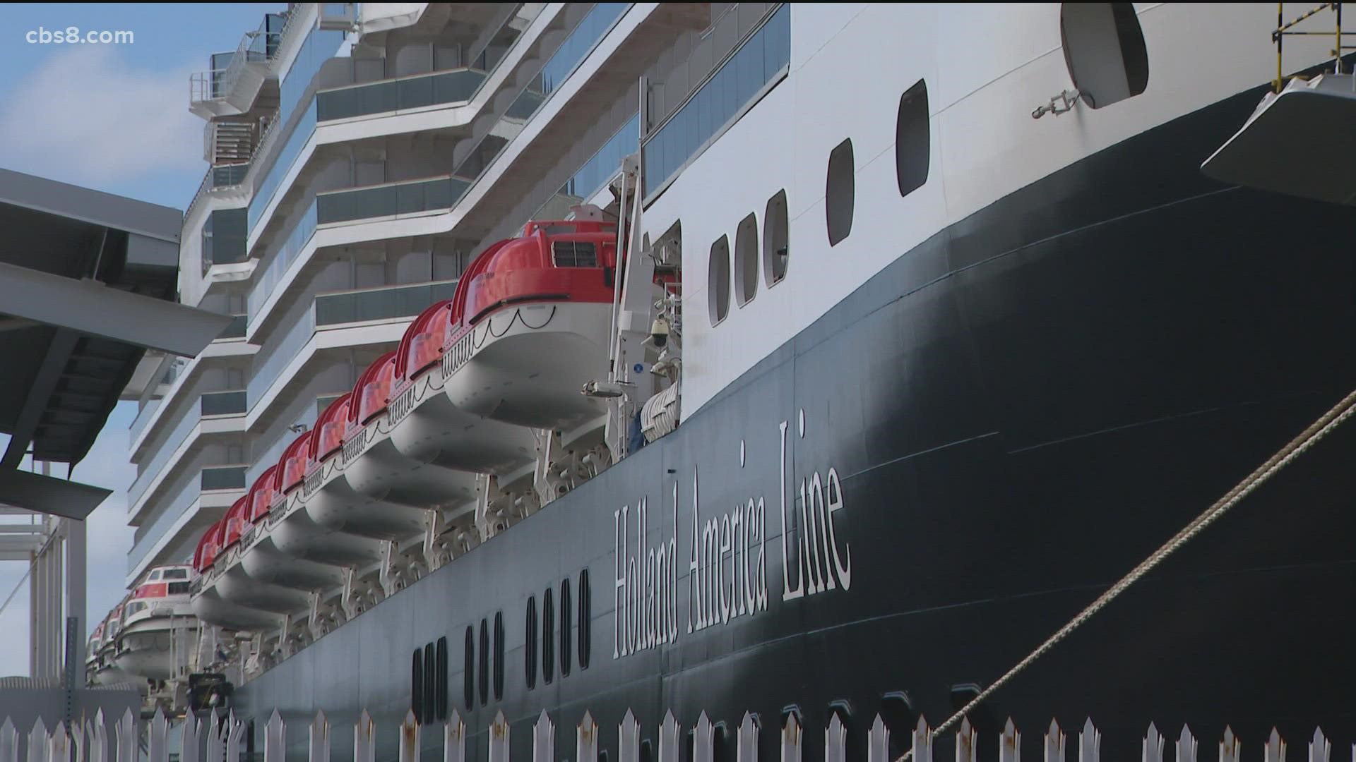 Mexican officials said about 21 crew members aboard the Koningsdam cruise ship operated by Holland America tested positive for COVID-19 on Dec. 23.