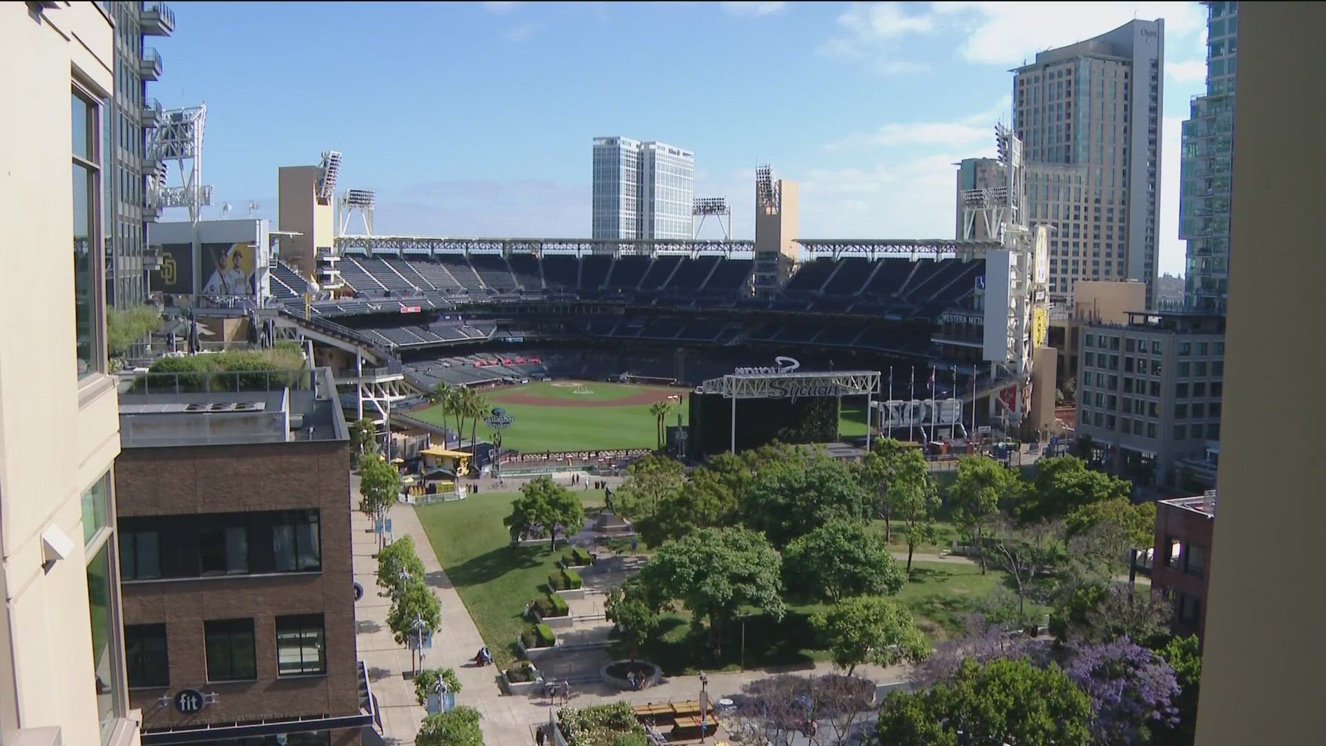Ci Point Group Example Padres and city of San Diego sued over outside concerts | abc10.com