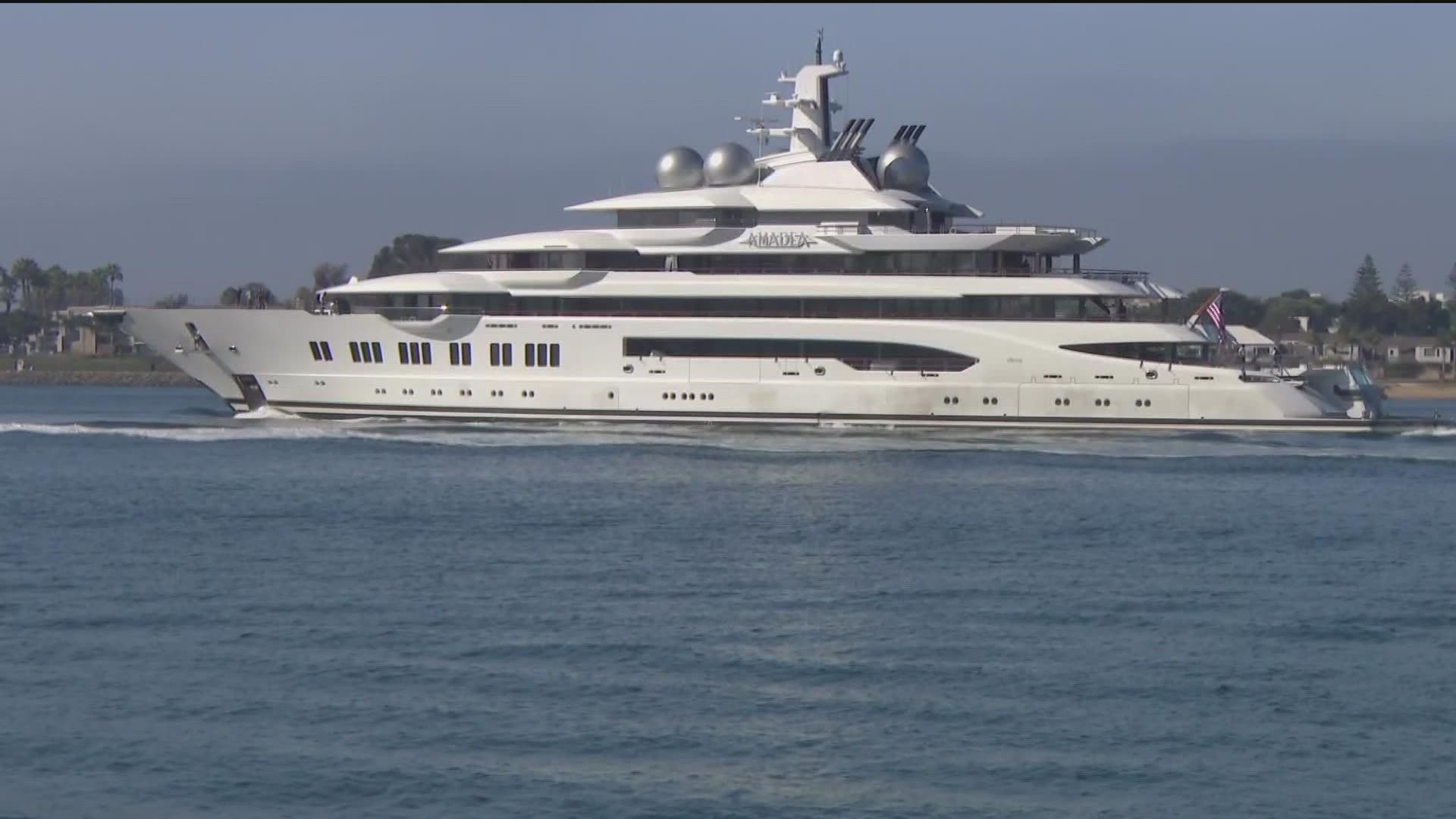 The Department of Justice seized the super yacht in May in an effort to put pressure on Russia over the war in Ukraine.