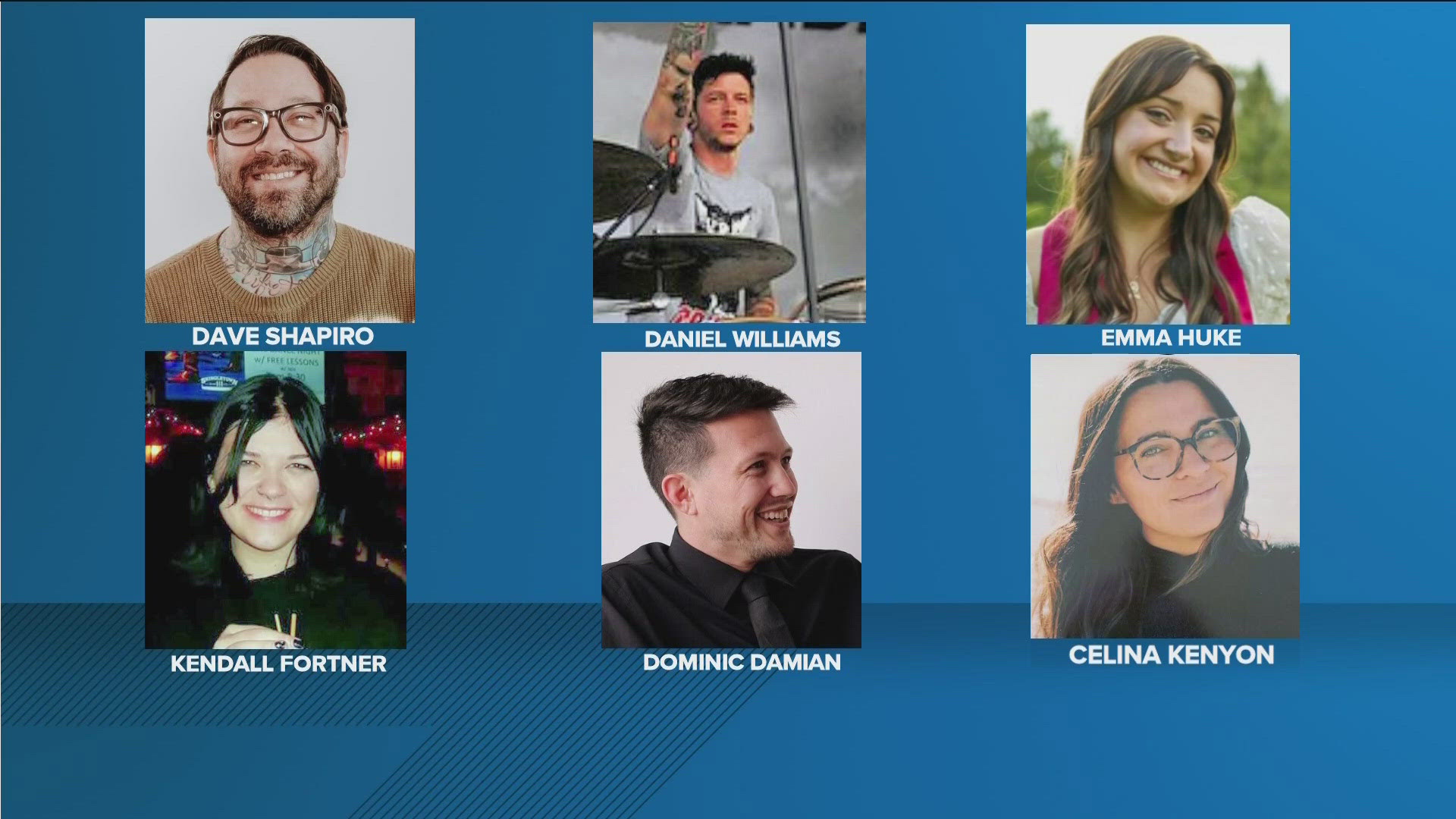 The names of all six people on board the Cessna Citation when it crashed in a San Diego neighborhood have been revealed.