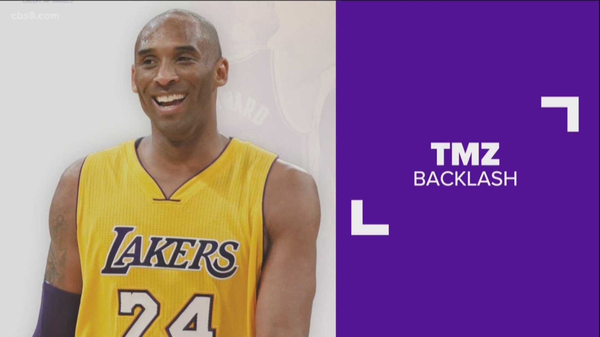There's backlash against the show TMZ following the death of NBA star, Kobe Bryant and eight others.