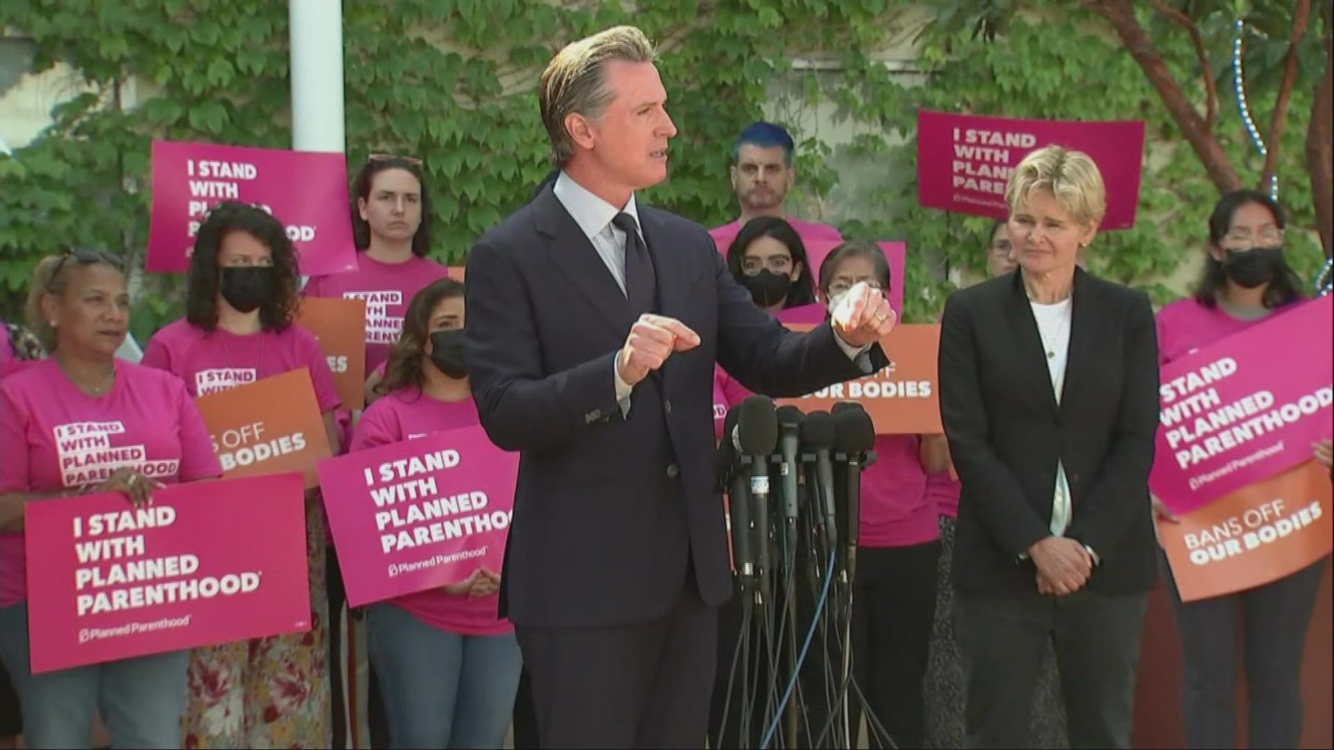 California's governor and top legislative leaders want to add abortion protections to the state's constitution.