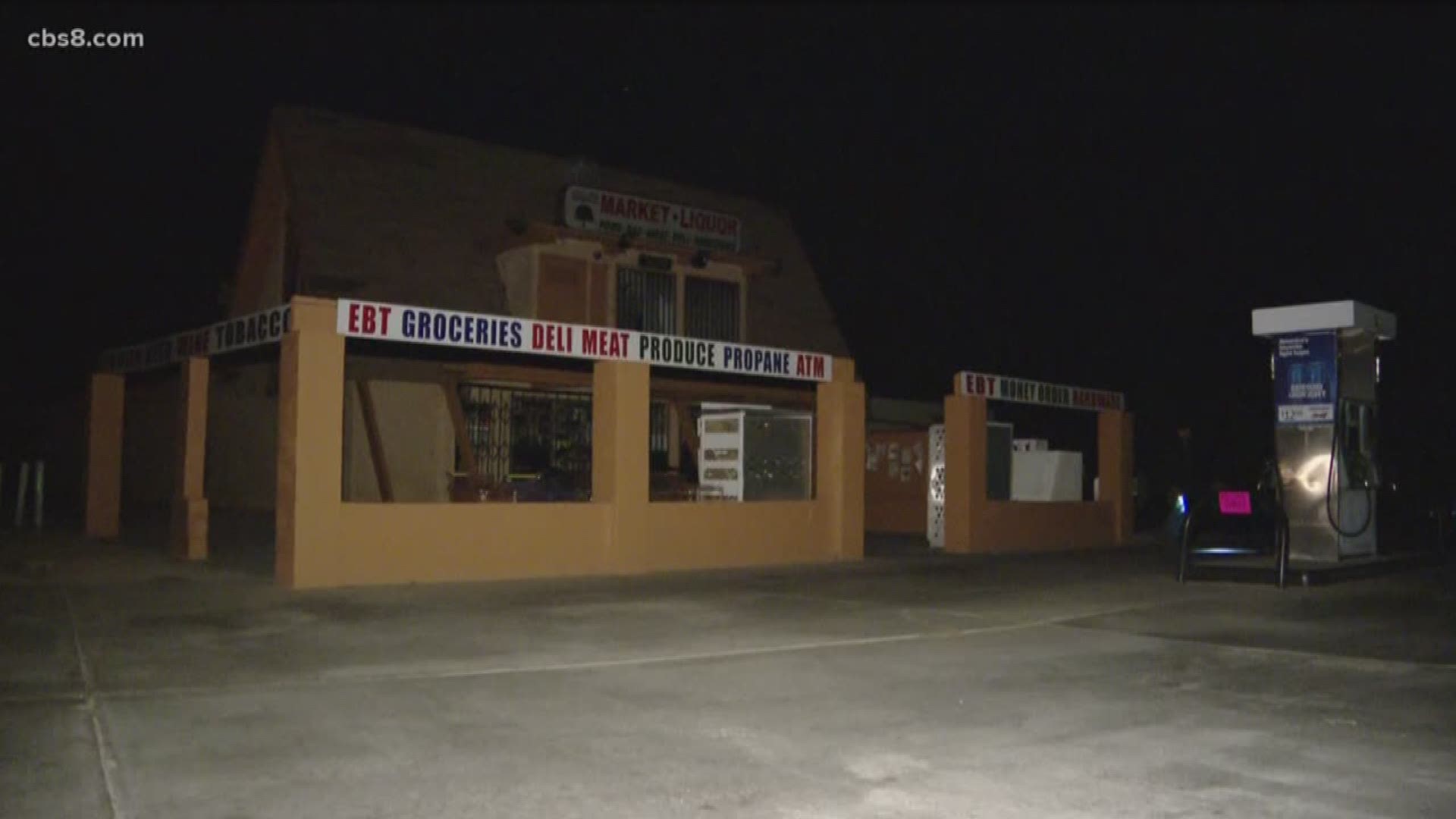 Thursday’s loss of power hit several businesses hard, like Oak Springs Market – which is located about 60 miles east of San Diego off Interstate-8.