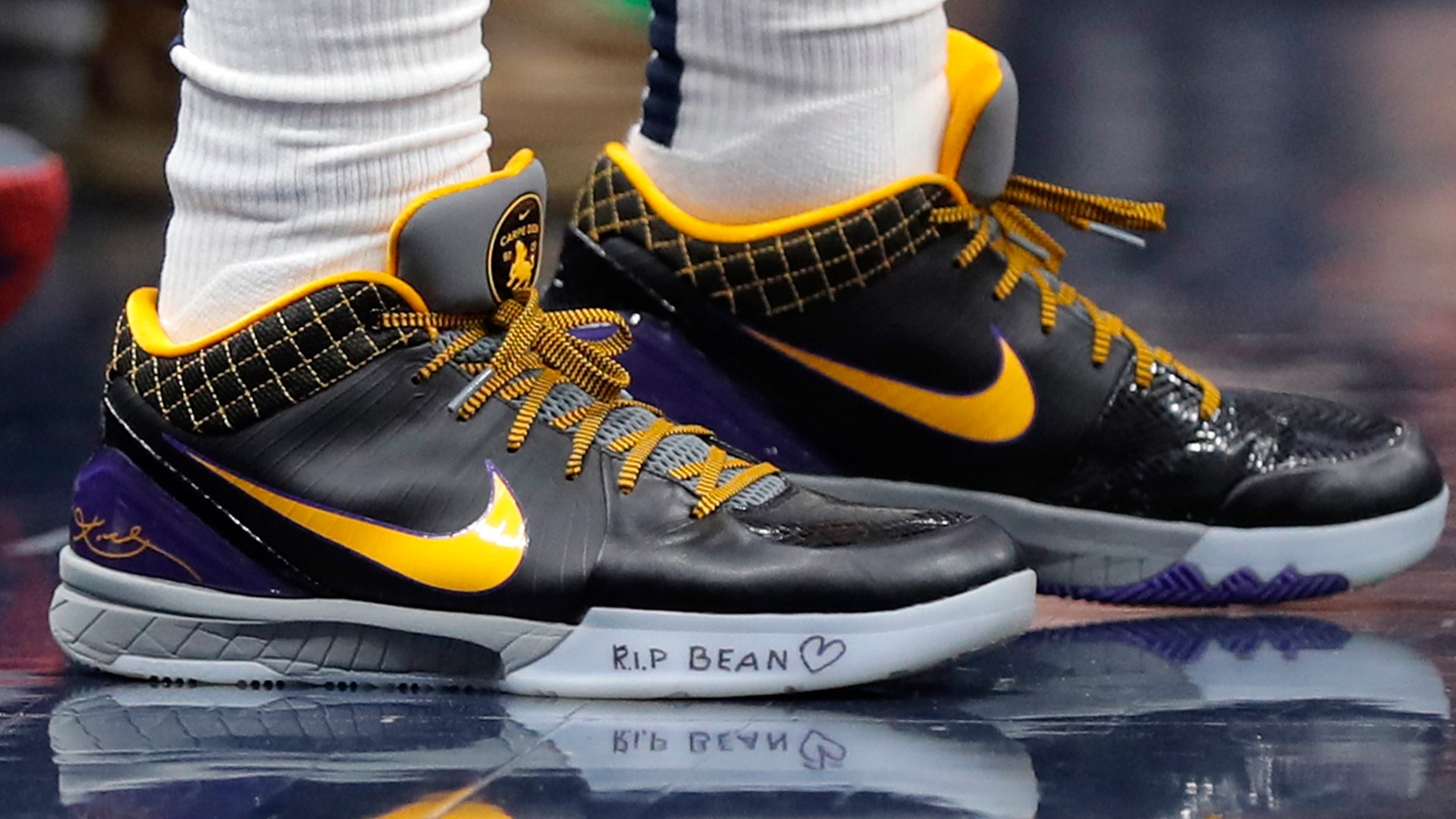 NBA players share tributes to Kobe Bryant on sneakers | abc10.com