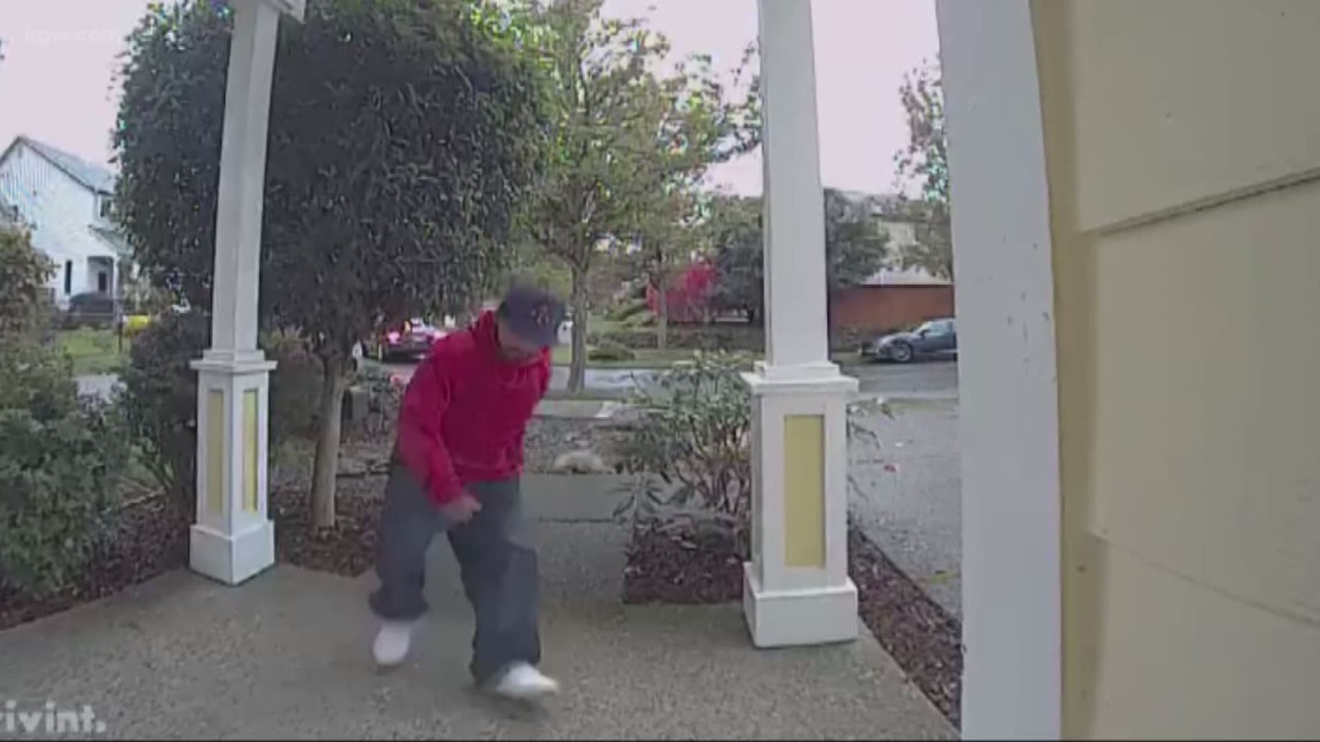 Theft victims call porch pirate a hero