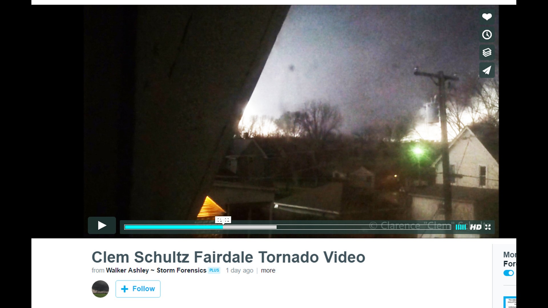 Man records video as tornado kills his wife, destroys their home