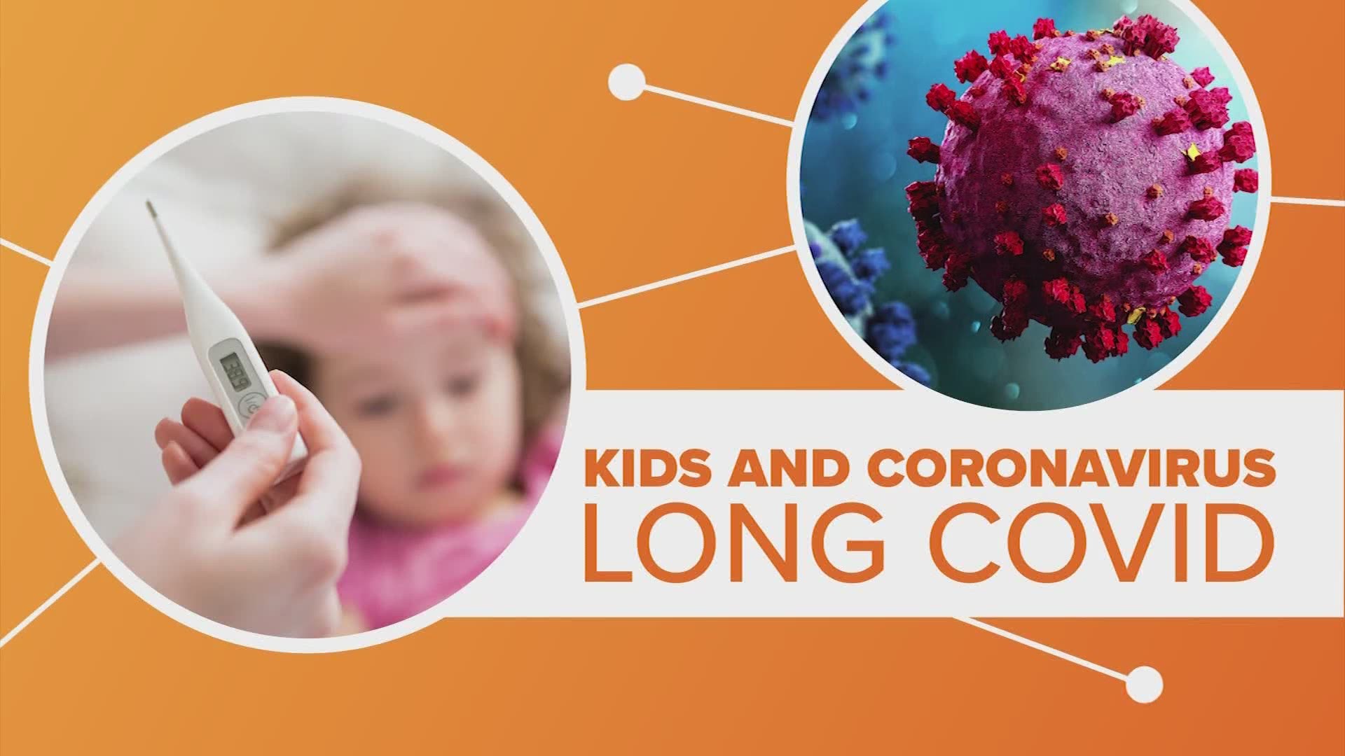 Growing evidence is showing that although kids' COVID symptoms aren't severe, they are lasting longer and that could be a problem. Connect the Dots.