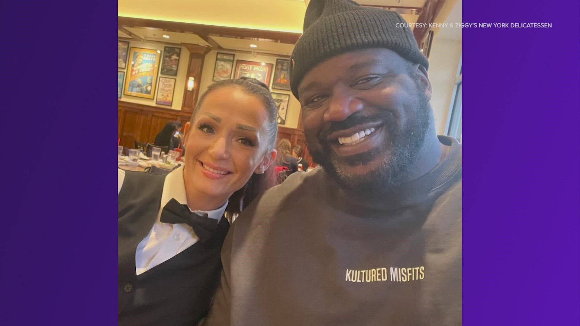 NBA legend Shaquille O'Neal made a trip to Houston during the Christmas holiday and spread some unexpected cheer.