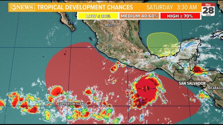 TROPICAL UPDATE: No developments for the next 5 days in the Atlantic