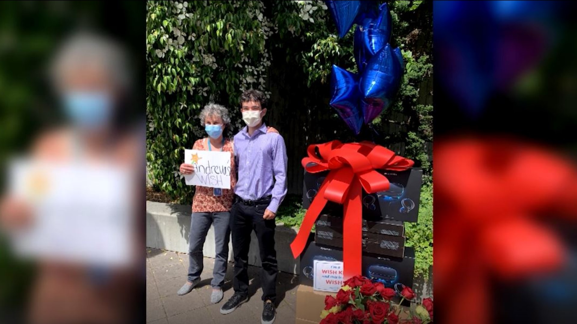 17 year old Andrew Darnell's wish means an escape for young cancer patients at Seattle Children's. #k5evening