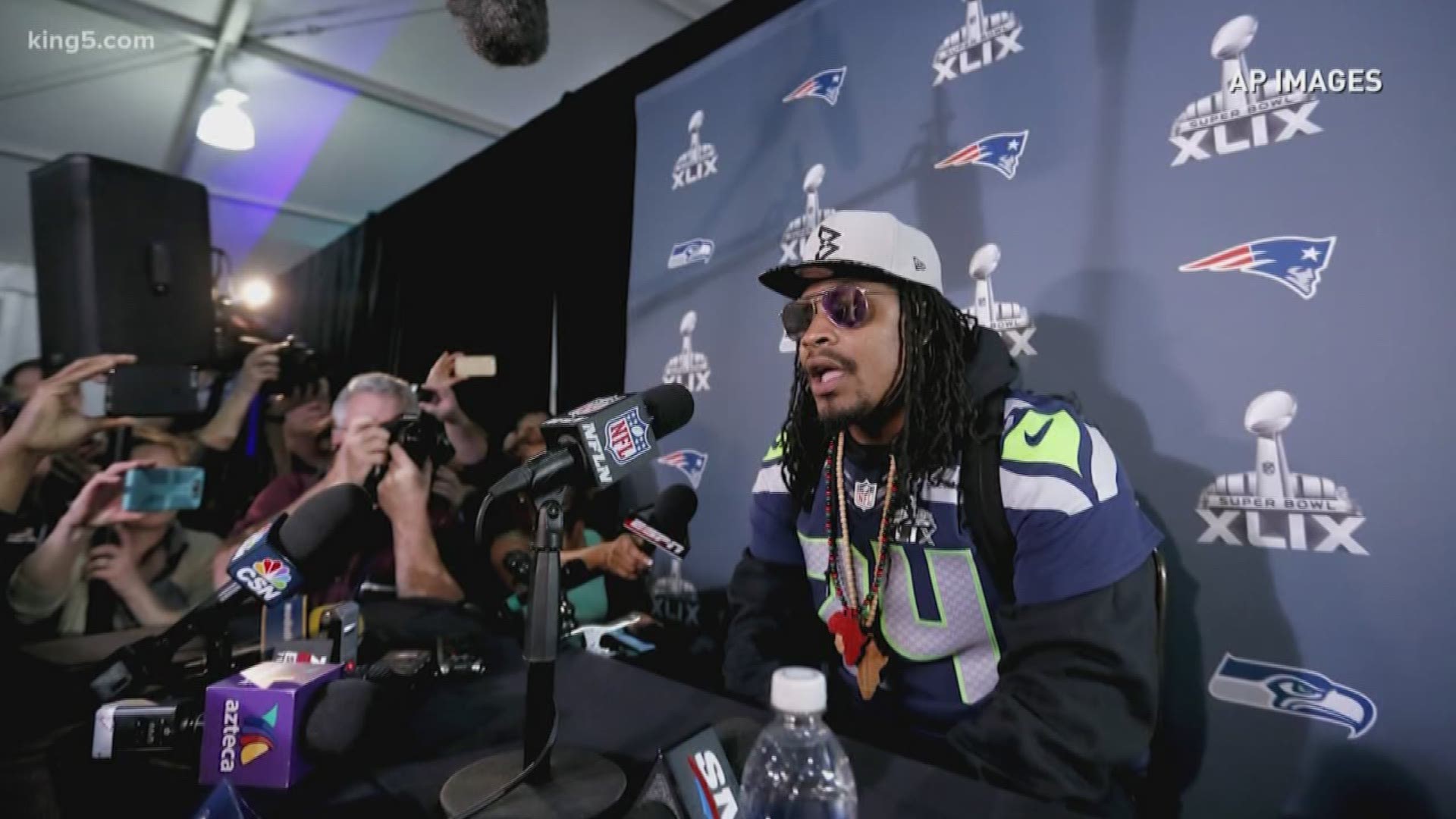 A new documentary explores the silence of "Beastmode," legendary Seahawk, Marshawn Lynch. It premiered at the Seattle International Film Festival. KING 5's Jenna Hanchard talked to the UW professor who directed the film and shares more about it.