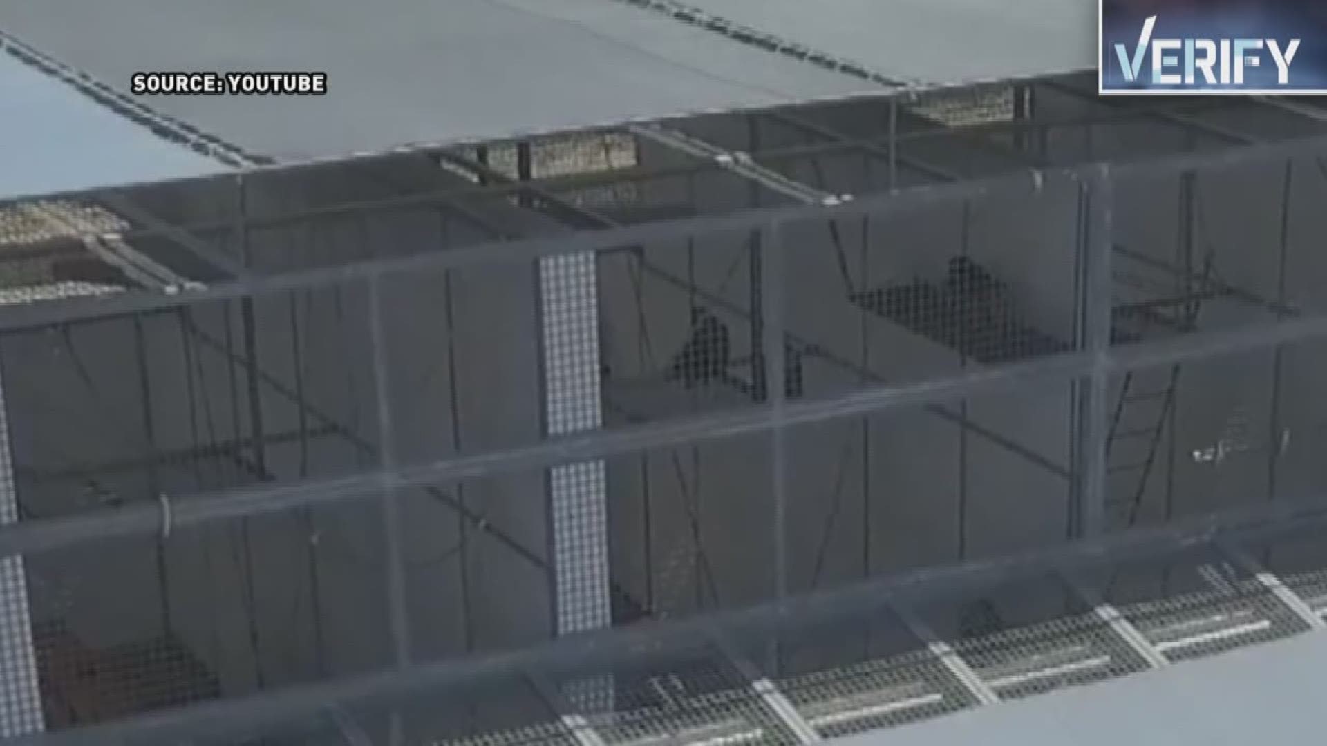 Drone video shows the former Primate Foundation of Arizona facility, supposedly to shut down, still has monkeys in cages.
