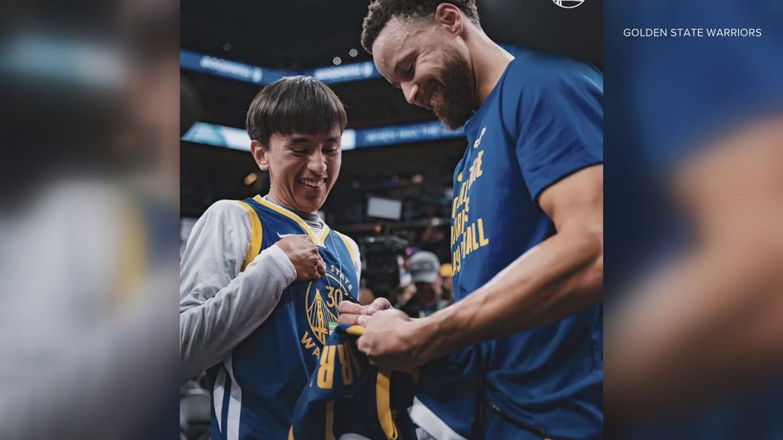 Valley student who hit half-court shot meets Steph Curry - Vimarsana News